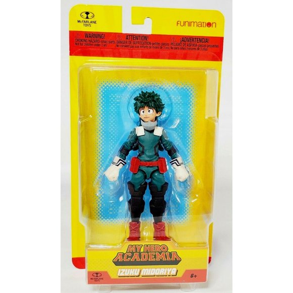 My Hero Academia McFarlane IZUKU MIDORIYA (DEKU) 5” Action Figure Funimation NEW - Picture 1 of 2